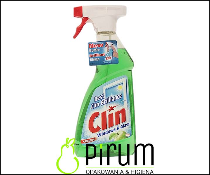 Clin 500ml Spray Windows Glass Apple Zielony