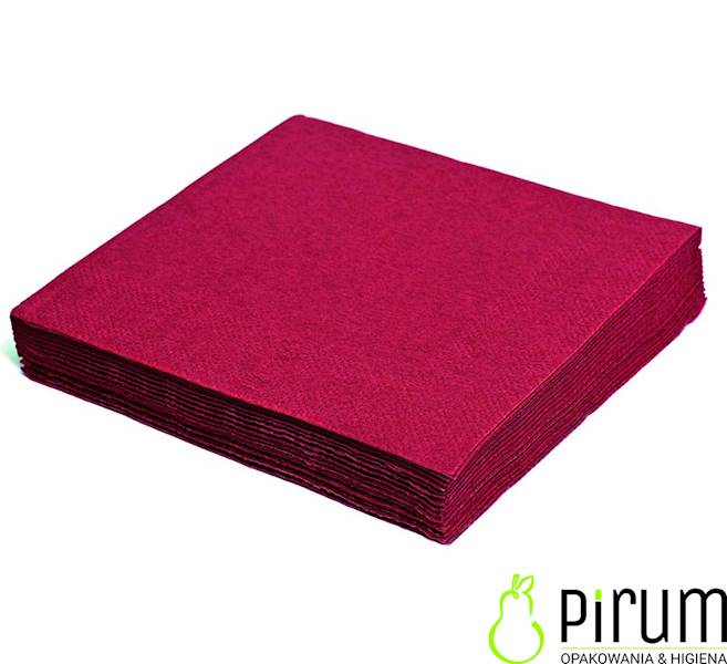 Serwetki 2w 24x24 Bordo 1/4 250szt Wimex 85908