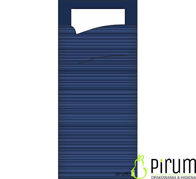 Etui DONKER BLAUW Biała Serwetka 3w. B104 100szt