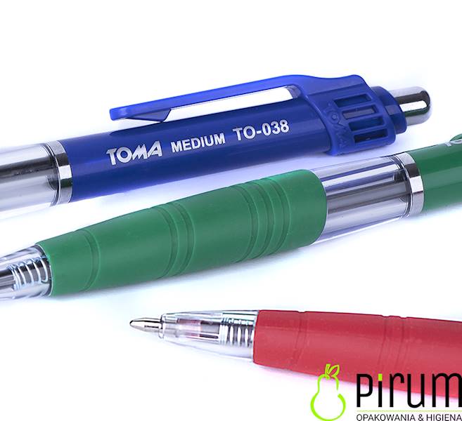 Toma Długopis Automatyczny Medium TO-038 Niebieski