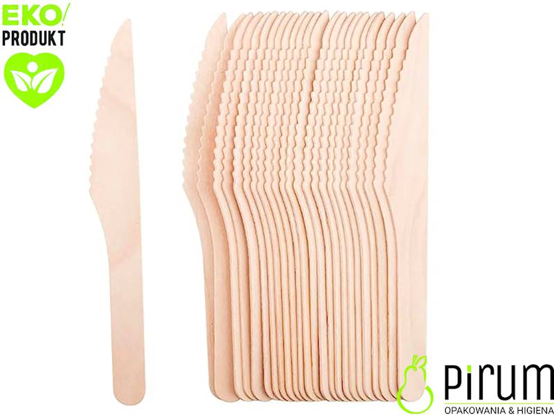 Nóż 16cm DREWNO 77641 Love Nature 100szt