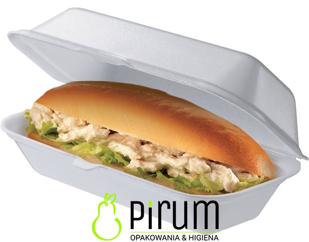 $ Hamburger Box Podwójny XPS HP2 Linpac 125szt 