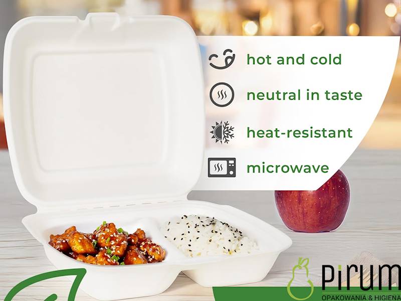 Menubox 2-dz 9" Trzcina 230x205 LOVE NATURE 50szt 