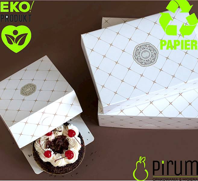 Pudełko PAP 207x192x90 ROZETA Ciasto 150szt 39833