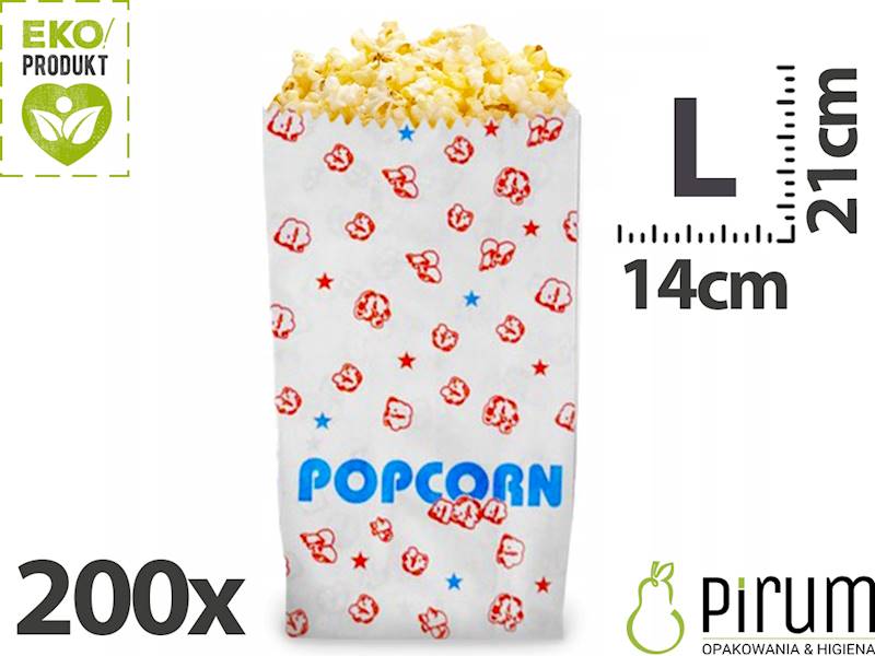 Torebka POP-CORN Duża 200szt Kiel-Pak PC-D