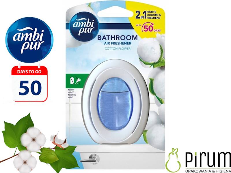Ambi Pur Bathroom 50 Days 7,5ml Cotton Flower