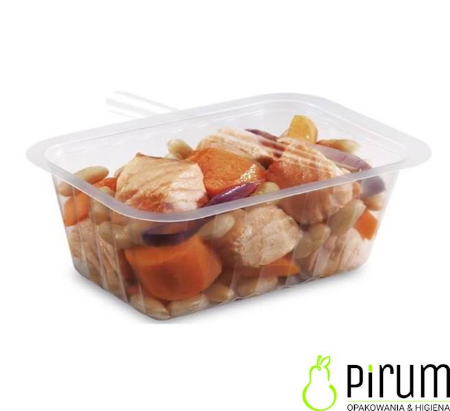 $ Pojemnik 375ml PP 137x96 TRANSP CL375TPE 120szt