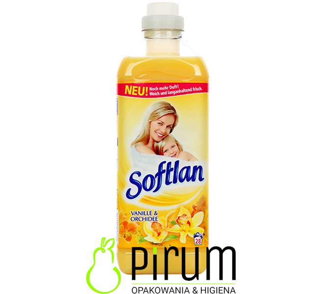 Softlan 1L Płyn do Płukania ŻÓŁTY Vanille&Orchidee