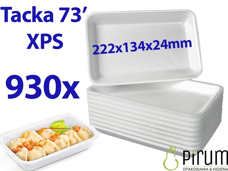 Tacka 73 XPS Biała 222x134x24mm 930szt TTFL7300N