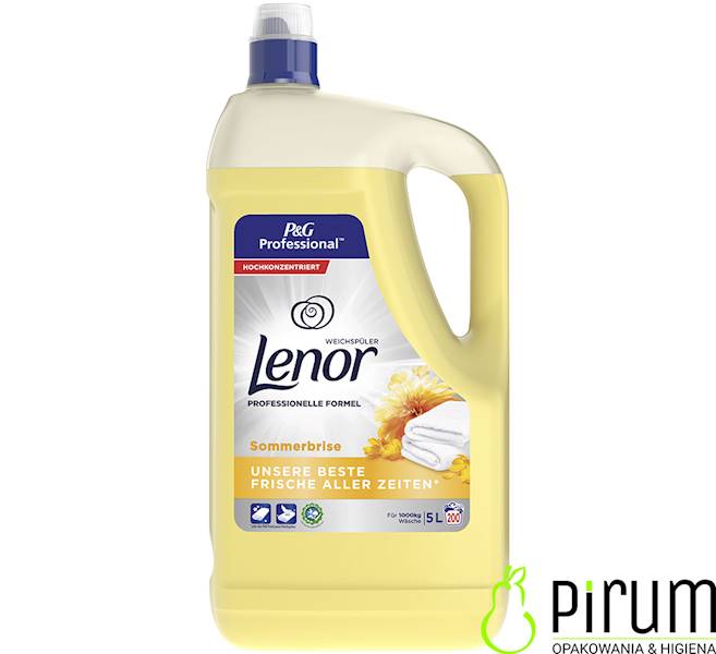 Lenor 5L Summerbrise Płyn do Płukania Żółty