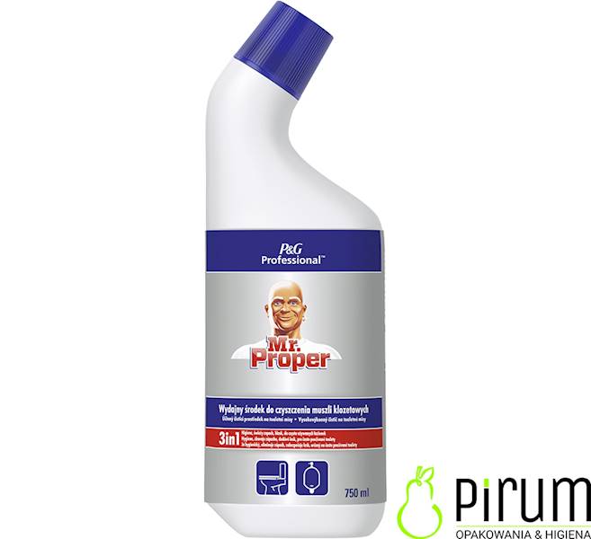 Mr Proper 750ml Czyszczenie Muszli Klozetowych 3w1
