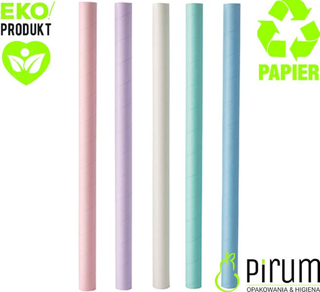 Słomki 12x200 PAP 200szt Bubble Tea Papstar 88024