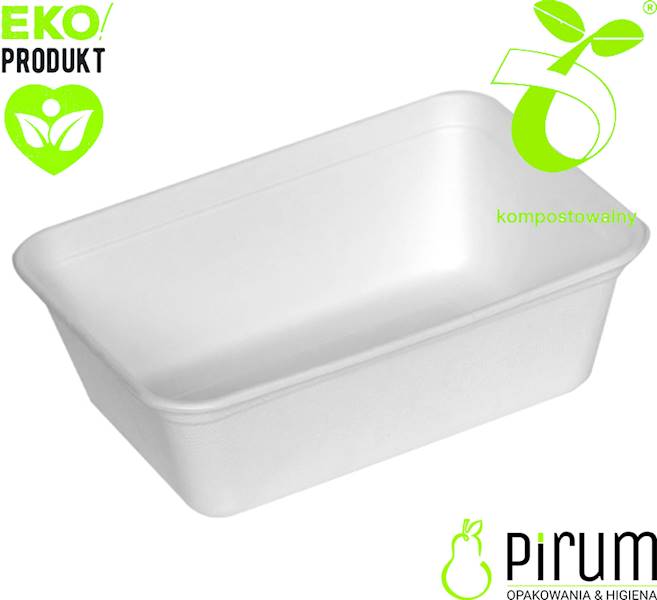 Eko Pojemnik 650ml Trzcina 50szt Kram 38198