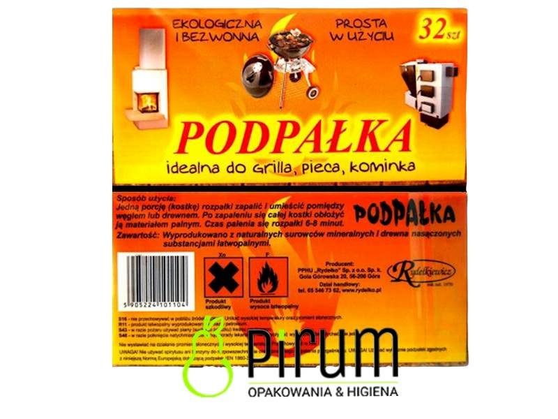 Podpałka Brązowa Ekologiczna 32szt.
