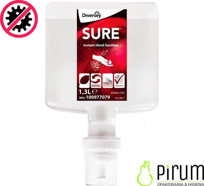 Diversey SURE 1,3L Inst. Hand Sanitizer 101100772