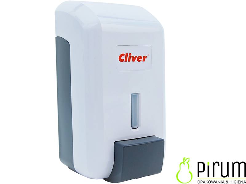 Cliver Dozownik Biały do Mydła w Płynie 700ml