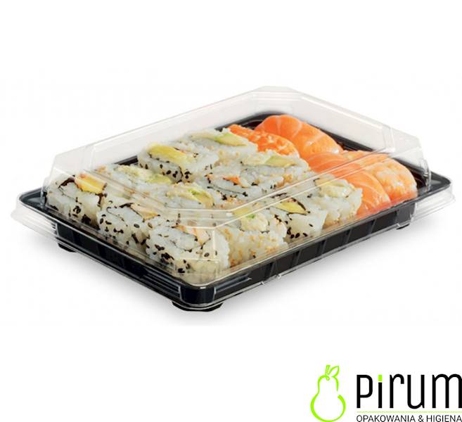Sushi 185x130x45 Tacka+ Wieczko K301 petc 50szt