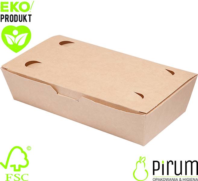 Abc Pudełko Małe 20x10x5cm PAP Brąz 100szt