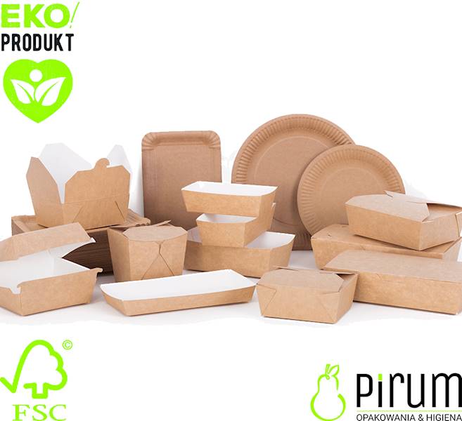 Abc Pudełko Małe 20x10x5cm PAP Brąz 100szt