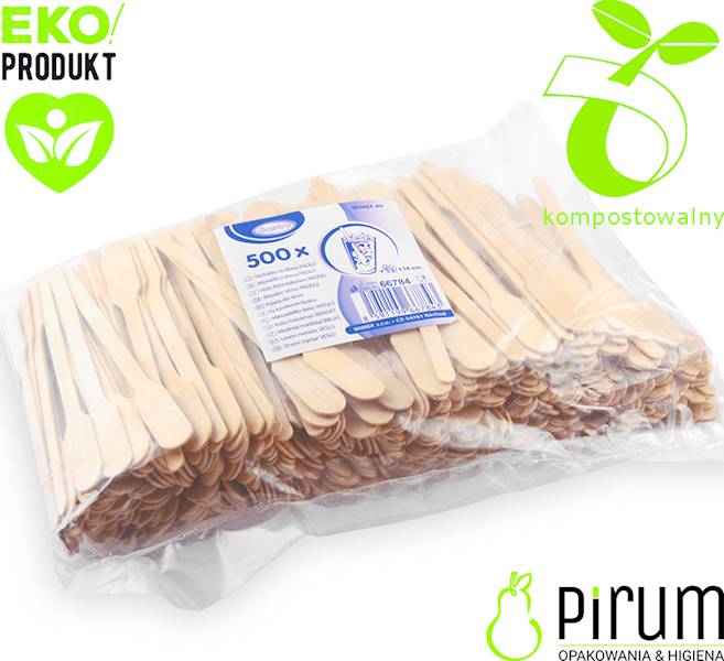 Mieszadełko Drewno 14cm Wiosło 500szt Wimex 66784 
