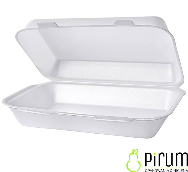 $ Menubox Mały XPS Półobiad biały Lunchbox 125szt 
