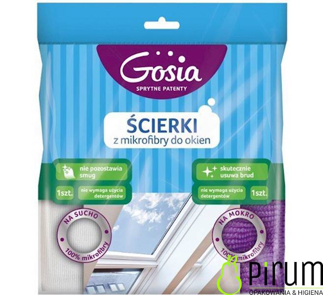 Gosia Ściereczki z Mikrofibry do Okien 2szt. 4178