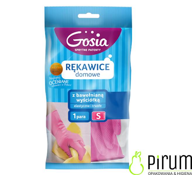 Gosia Rękawice S Domowe Bawełniana Wyściółka 2szt