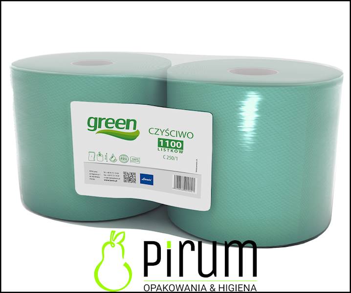 Green Czyściwo C250/1 28cm 250m Zielone 9041 2szt