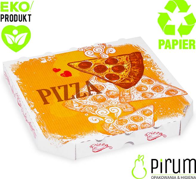 Pizza 26cm Pudełko Full Kolor Atest 100szt 72026