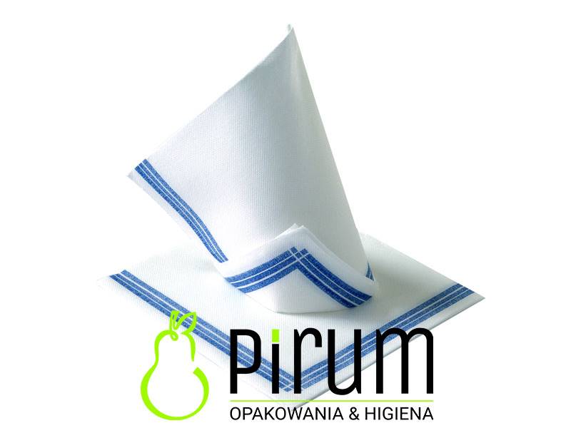 Serwetki 38x38 Białe+Niebieski 50szt Tendanc 21-64