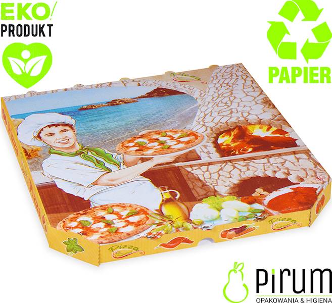 Pizza 33cm/3 Pudełko Kolor 100szt Wimex 72033