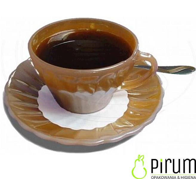 Serwetka 13cm Biała pod Filiżankę 500szt 72414