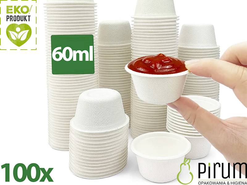 Pojemnik 60ml TRZCINA 2oz 62mm LOVE NATURE 100szt