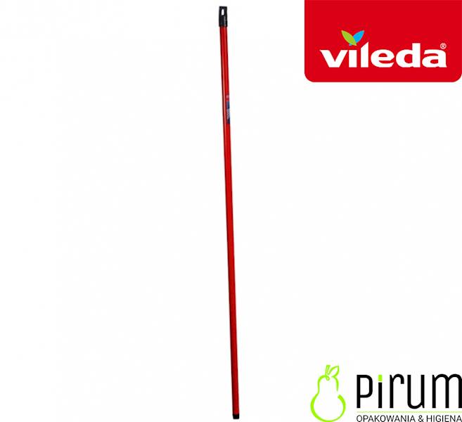 Vileda Kij Uniwersalny 130cm Metalowy Czerwony 