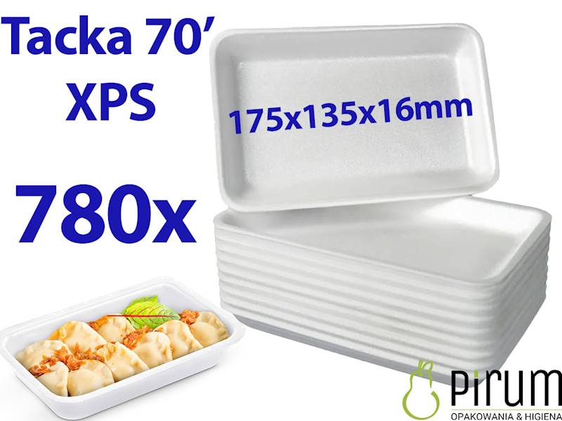 Tacka 70 XPS Biała 175x135x16mm 780szt TTFL7000