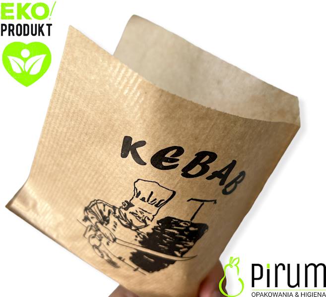 Koperta 15x18cm PAP KEBAB BRĄZ KB-P SIS 250szt