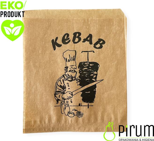 Koperta 15x18cm PAP KEBAB BRĄZ KB-P SIS 250szt