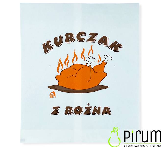 Torba KURCZAK Duża Nadruk 100szt Kiel-Pak TK-K