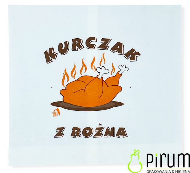 Torba KURCZAK Mała Nadruk 100szt Kiel-Pak TK-M