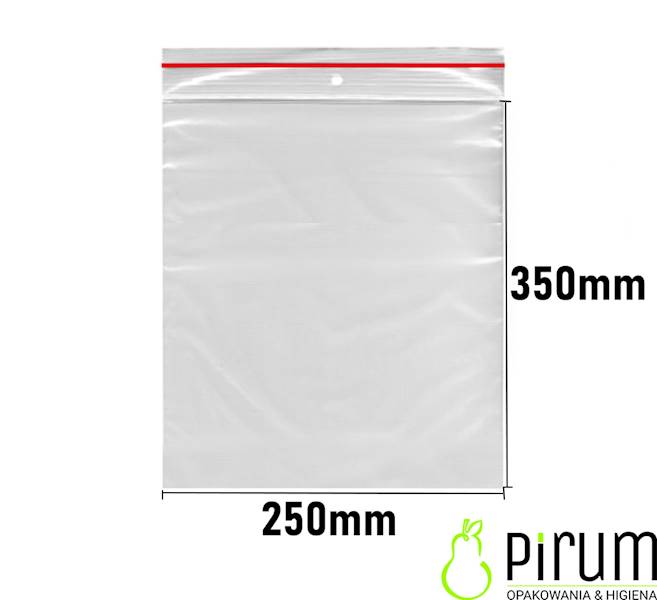 Torebki Strunowe 250x350mm 40my LDPE 32-77 100szt