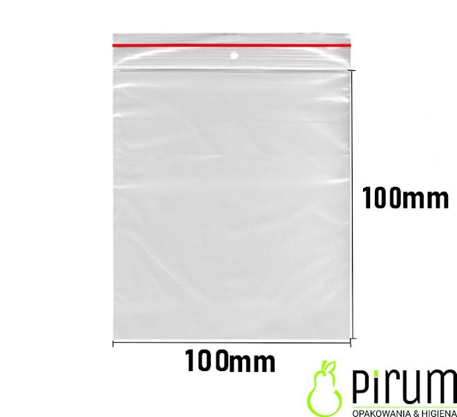 Torebki Strunowe 100x100mm 40my LDPE 32-57 100szt
