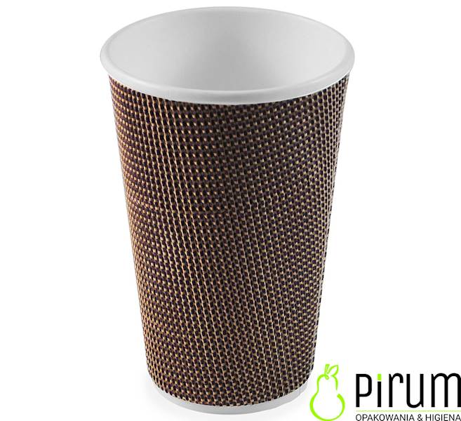 $ Kubek 400ml PAP/PE 2w Premium 90mm 25szt 510ml