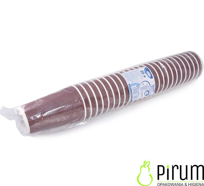 $ Kubek 400ml PAP/PE 2w Premium 90mm 25szt 510ml