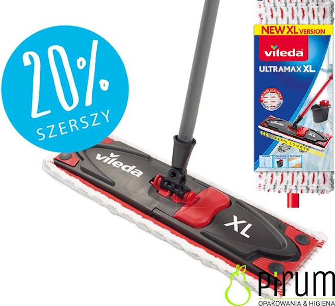 Vileda Ultramax Mop płaski XXL 42cm z kijem 