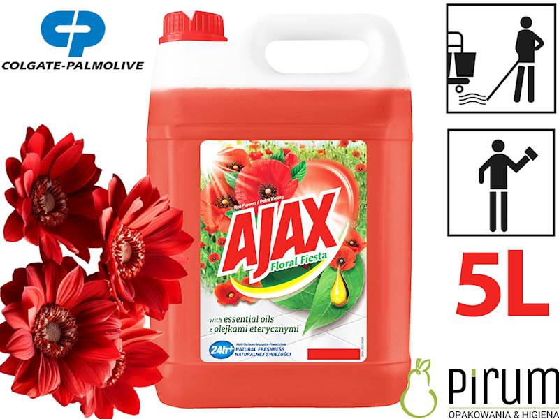 Ajax 5L Floral Fiesta Polne kwiaty - Czerwony