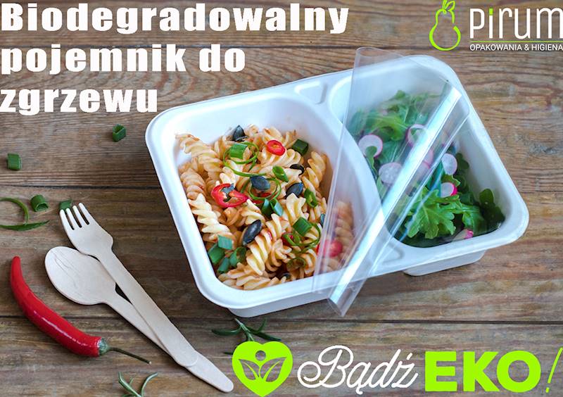 Pojemnik Duo Trzcina 227x178x50 50szt Kram 40617