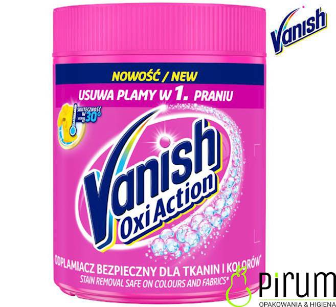 Vanish 470g Oxi Action Odplamiacz Proszek PINK