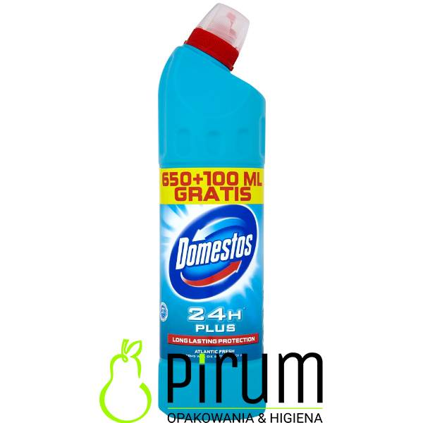 Domestos 750ml Płyn WC ATLANTIC - Niebieski