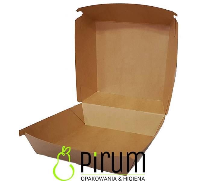 $ Burger Box XXL Brąz Kraft/PE 50szt Kram 33785 