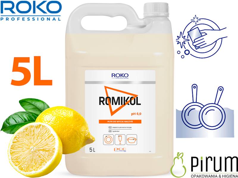 Roko 5L ROMIKOL PRO Płyn do Naczyń Cytryna